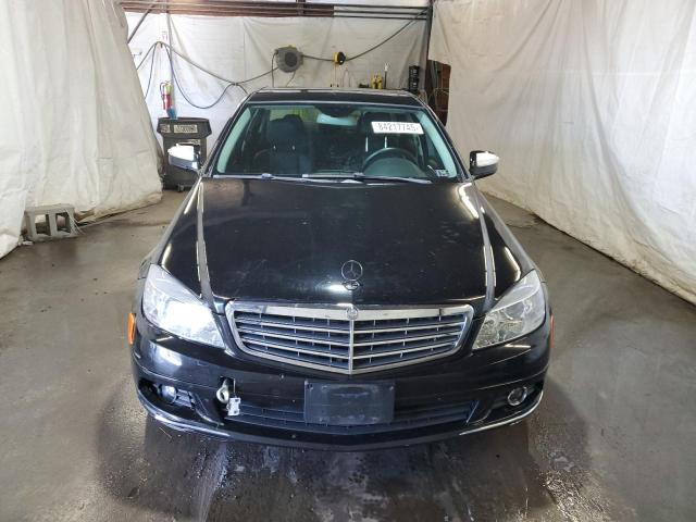 WDDGF81X09F207334 - 2009 MERCEDES-BENZ C 300 4MATIC BLACK photo 5