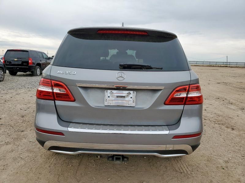 4JGDA5JB0DA265198 - 2013 MERCEDES-BENZ ML 350 Сріблястий фото 6