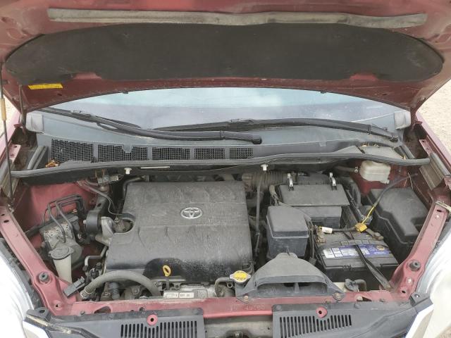 5TDKK3DC2BS017326 - 2011 TOYOTA SIENNA LE 红色 照片 12