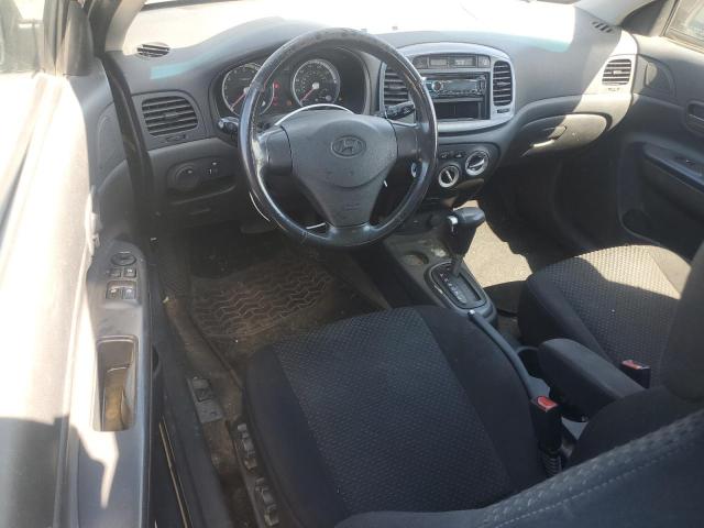 KMHCN36C38U087622 - 2008 HYUNDAI ACCENT SE ნაცრისფერი ფოტო 8