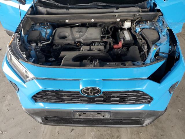 2T3K1RFV0KC001002 - 2019 TOYOTA RAV4 LE Синій фото 12