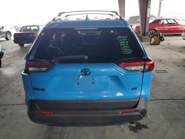2T3K1RFV0KC001002 - 2019 TOYOTA RAV4 LE Синій фото 6