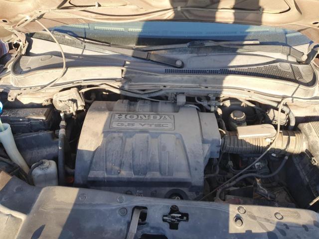 2HKYF18567H535368 - 2007 HONDA PILOT EXL 勃艮第红 照片 12