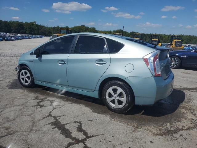 JTDKN3DU3F1956925 - 2015 TOYOTA PRIUS TEAL photo 2
