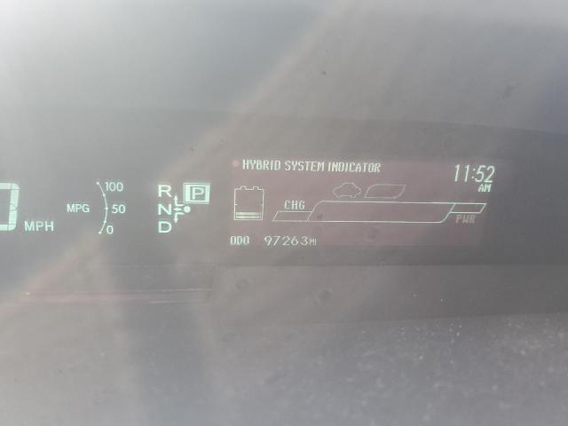 JTDKN3DU3F1956925 - 2015 TOYOTA PRIUS TEAL photo 9