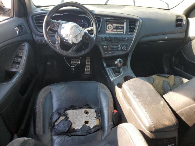 5XXGR4A67DG092727 - 2013 KIA OPTIMA SX WHITE photo 8