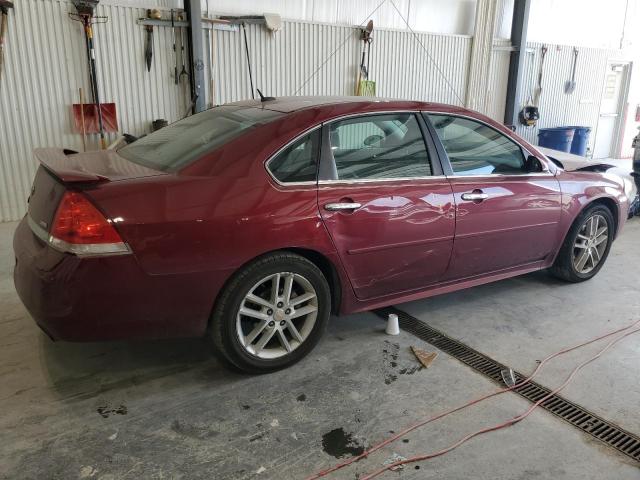 2G1WC5EMXB1110418 - 2011 CHEVROLET IMPALA LTZ RED photo 3