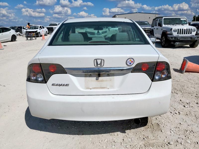 19XFA1F51BE006691 - 2011 HONDA CIVIC LX Սպիտակ լուսանկար 6