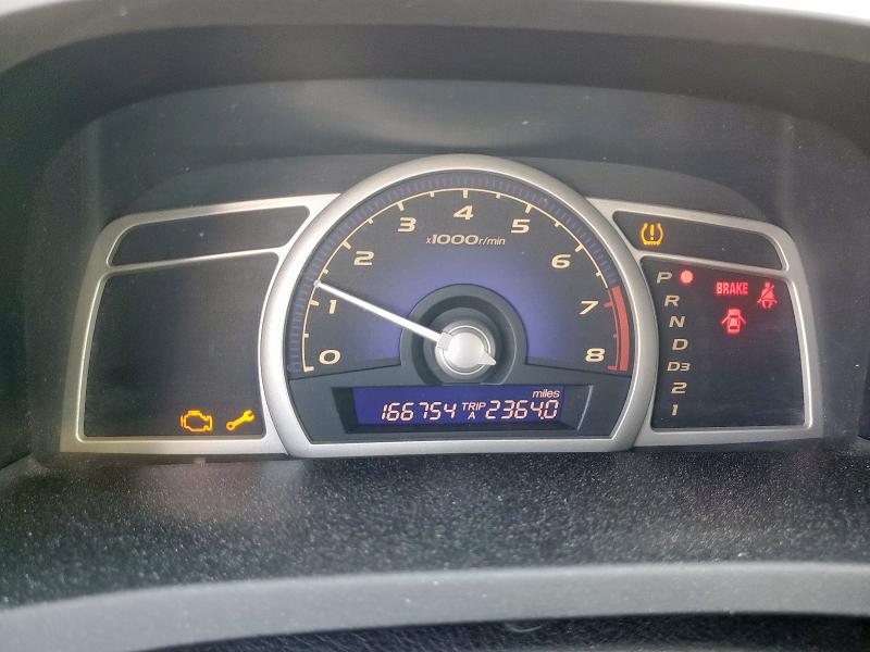 19XFA1F51BE006691 - 2011 HONDA CIVIC LX Սպիտակ լուսանկար 9