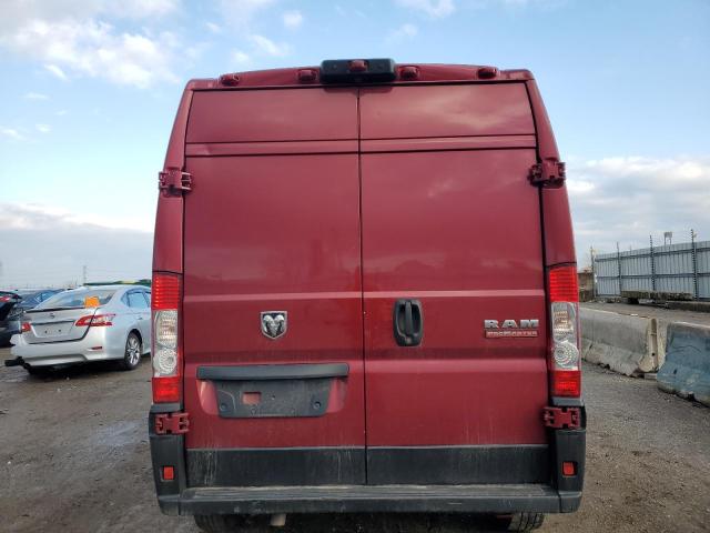 3C6LRVDG0ME579177 - 2021 RAM PROMASTER 2500 HIGH MAROON photo 6