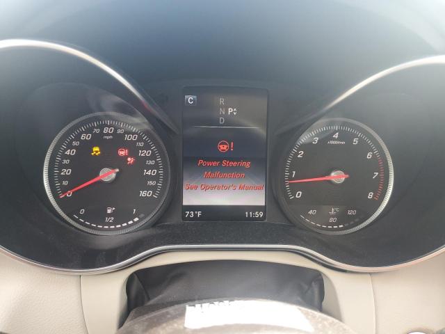 55SWF4KB1HU194984 - 2017 MERCEDES-BENZ C 300 4MATIC RED photo 9