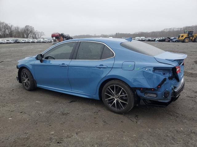 4T1G11BK5RU127442 - 2024 TOYOTA CAMRY SE NIGHT SHADE BLUE photo 2