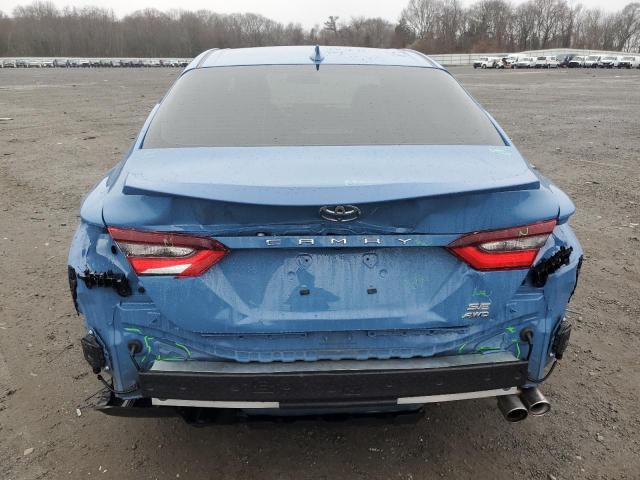 4T1G11BK5RU127442 - 2024 TOYOTA CAMRY SE NIGHT SHADE BLUE photo 6