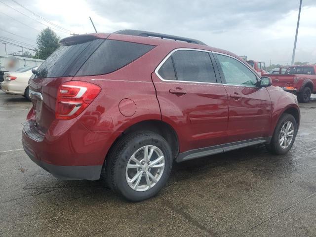 2GNALCEK5H6194817 - 2017 CHEVROLET EQUINOX LT Бордовый фото 3