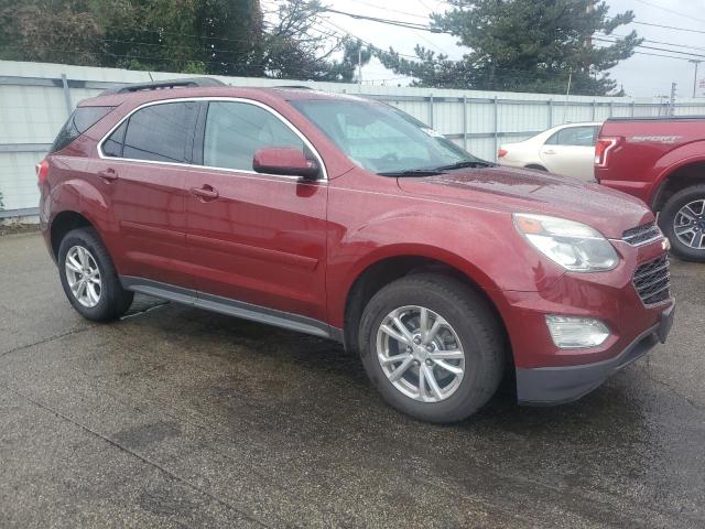 2GNALCEK5H6194817 - 2017 CHEVROLET EQUINOX LT Бордовый фото 4