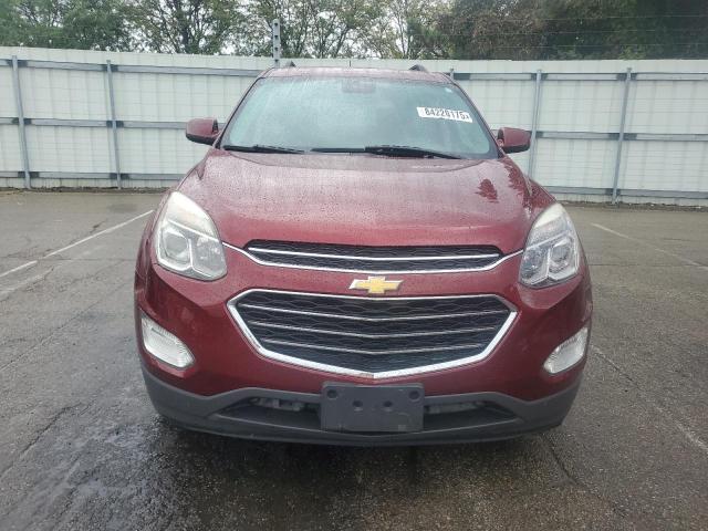 2GNALCEK5H6194817 - 2017 CHEVROLET EQUINOX LT Бордовый фото 5