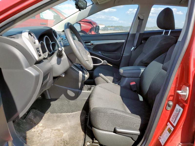 5Y2SP67019Z462234 - 2009 PONTIAC VIBE RED photo 7