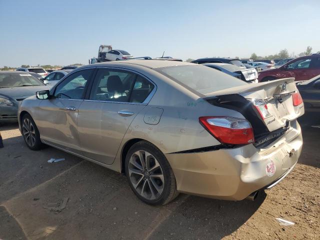 1HGCR2F50EA116819 - 2014 HONDA ACCORD SPORT TAN photo 2
