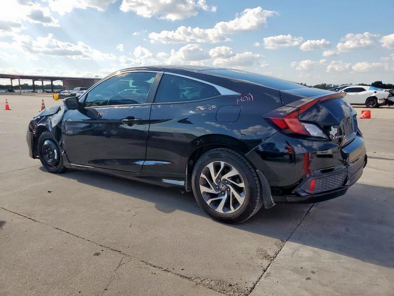 2HGFC4B64LH304721 - 2020 HONDA CIVIC LX BLACK photo 2