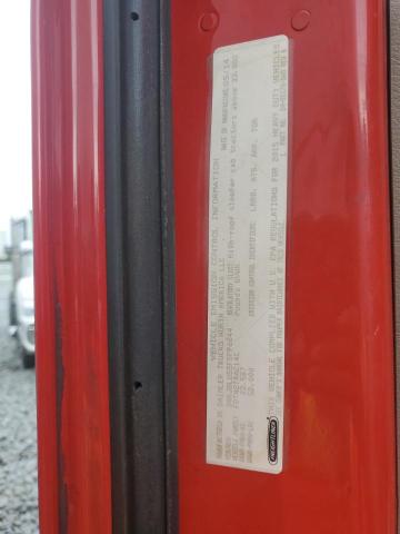 3AKJGLD55FSFP6844 - 2015 FREIGHTLINER CASCADIA 1 RED photo 10