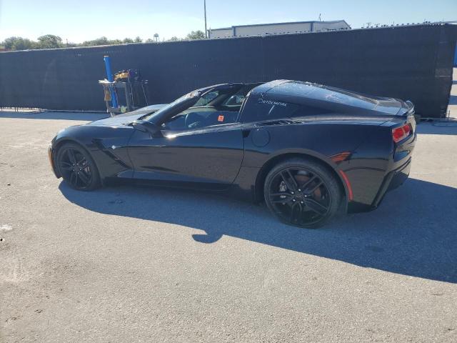 1G1YB2D75J5105355 - 2018 CHEVROLET CORVETTE STINGRAY 1LT BLACK photo 2