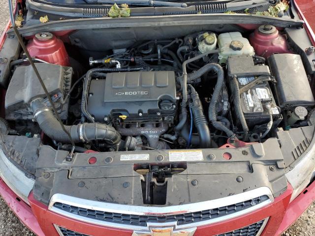 1G1PF5SC3C7344721 - 2012 CHEVROLET CRUZE LT MAROON photo 11