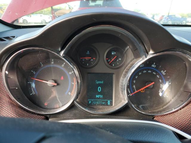 1G1PF5SC3C7344721 - 2012 CHEVROLET CRUZE LT MAROON photo 9