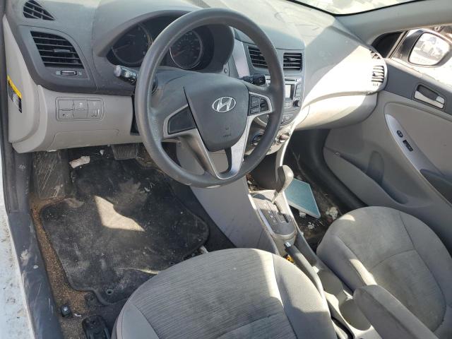 KMHCT5AEXFU230220 - 2015 HYUNDAI ACCENT GS WHITE photo 8