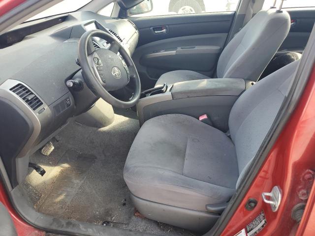 JTDKB20U593516285 - 2009 TOYOTA PRIUS RED photo 7