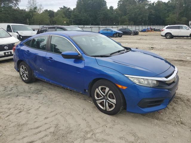 19XFC2F55GE203600 - 2016 HONDA CIVIC LX BLUE photo 4
