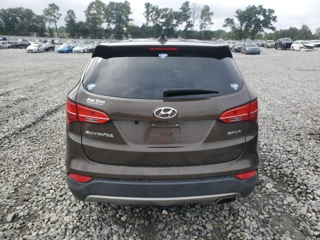 5XYZT3LB2DG122078 - 2013 HYUNDAI SANTA FE S BROWN photo 6