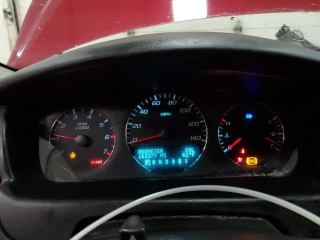 2G1WC581969160414 - 2006 CHEVROLET IMPALA LT ბურგუნდია ფოტო 9