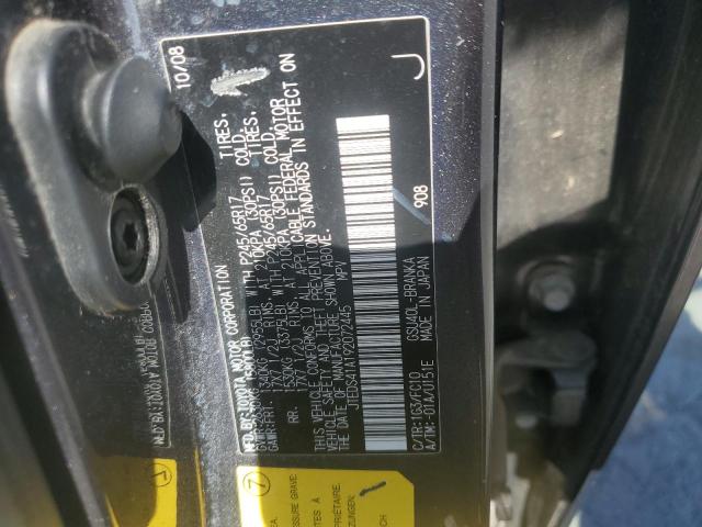 JTEDS41A192072445 - 2009 TOYOTA HIGHLANDER SILVER photo 12