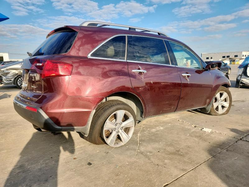 2HNYD2H44CH507696 - 2012 ACURA MDX TECHNOLOGY 勃艮第红 照片 3