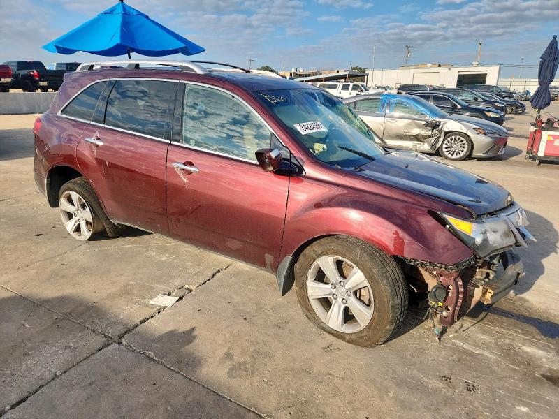 2HNYD2H44CH507696 - 2012 ACURA MDX TECHNOLOGY 勃艮第红 照片 4