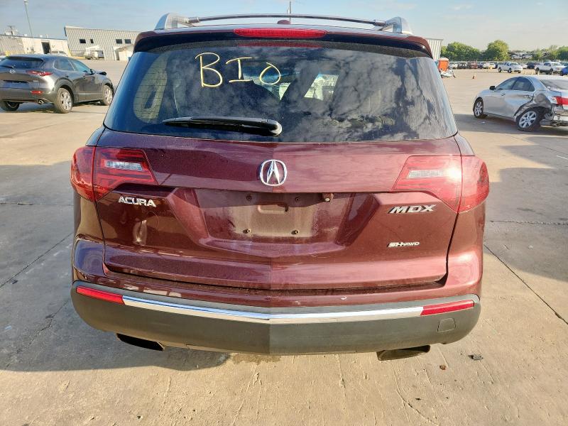 2HNYD2H44CH507696 - 2012 ACURA MDX TECHNOLOGY 勃艮第红 照片 6
