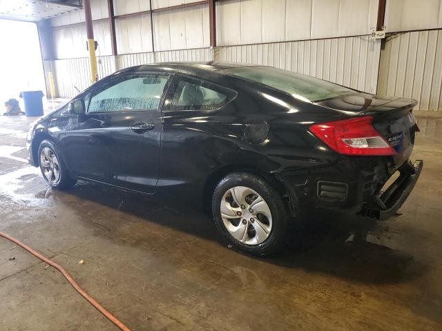 2HGFG3B52DH527430 - 2013 HONDA CIVIC LX BLACK photo 2