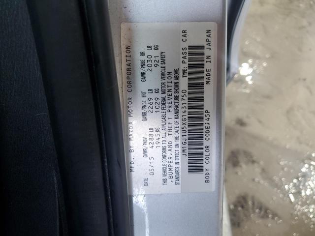 JM1GJ1U5XG1431750 - 2016 MAZDA 6 SPORT SILVER photo 13