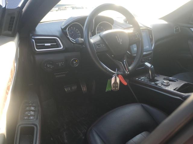 ZAM57YSA0K1311135 - 2019 MASERATI GHIBLI S Чорний фото 8