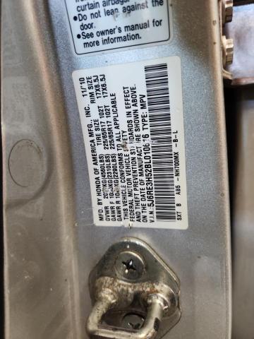 5J6RE3H52BL010616 - 2011 HONDA CR-V EX SILVER photo 13