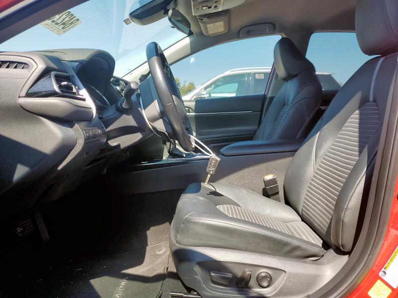 4T1B11HK0KU287641 - 2019 TOYOTA CAMRY L RED photo 7