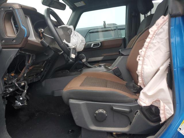 1FMEE5BP0NLA76575 - 2022 FORD BRONCO BASE ლურჯი ფოტო 7