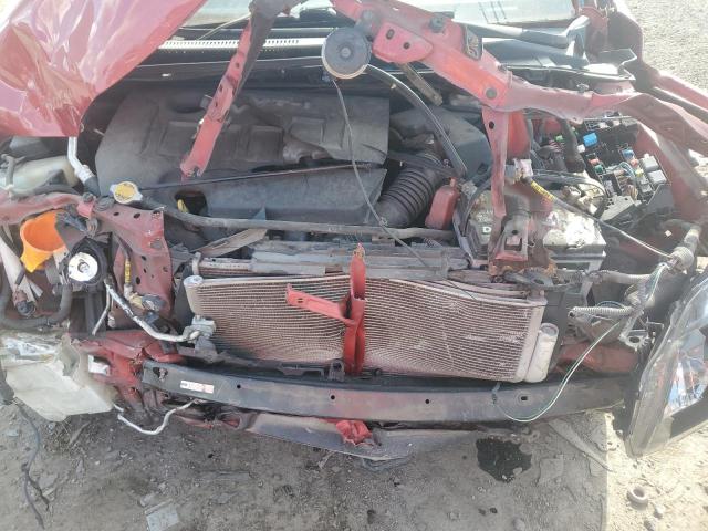 1NXBU4EEXAZ279553 - 2010 TOYOTA COROLLA BASE Қызыл фото 11