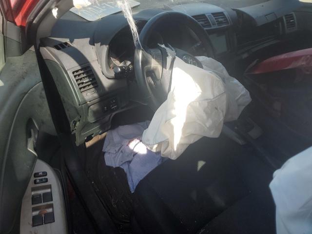 1NXBU4EEXAZ279553 - 2010 TOYOTA COROLLA BASE Қызыл фото 8