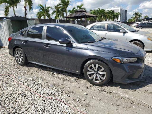 2HGFE2F24NH560883 - 2022 HONDA CIVIC LX GRAY photo 4