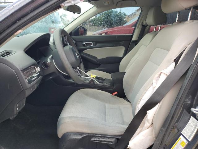2HGFE2F24NH560883 - 2022 HONDA CIVIC LX GRAY photo 7