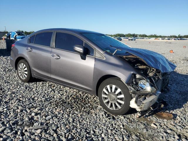 19XFB2F52FE038851 - 2015 HONDA CIVIC LX GRAY photo 4