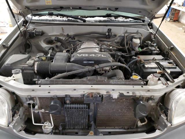 5TBBT44172S311380 - 2002 TOYOTA TUNDRA ACCESS CAB ვერცხლისფერი ფოტო 11