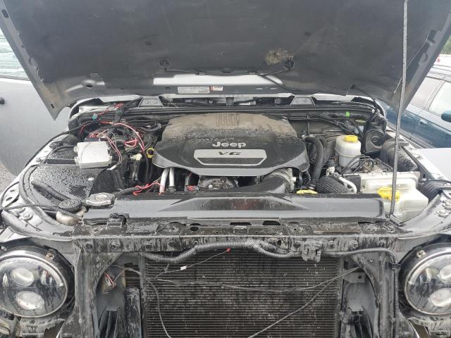 1C4BJWEG5EL144664 - 2014 JEEP WRANGLER U SAHARA GRAY photo 11