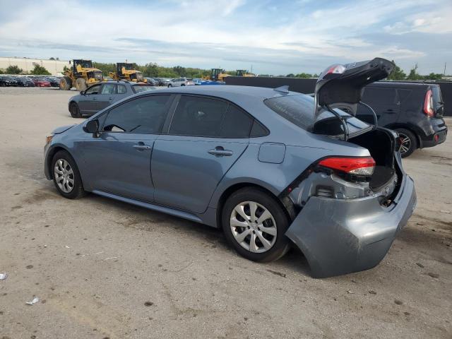 5YFEPMAE2MP176448 - 2021 TOYOTA COROLLA LE BLUE photo 2